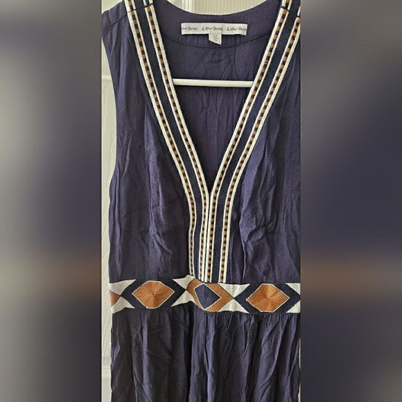 & Other Stories Navy Blue Midi Dress - Picture 3 of 8